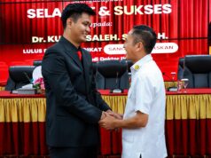Wali Kota Palembang Hadiri Ujian Promosi Doktor Kurnia Saleh di FH Unsri