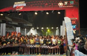 Sumsel Bhayangkara Run 2026 Gerakkan Ekonomi Kerakyatan, Ribuan Pelari Hidupkan UMKM Lokal