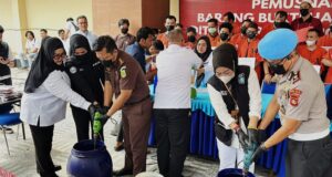 Polda Sumsel Musnahkan Barang Bukti Narkotika Senilai Rp7,9 Miliar, Selamatkan 83 Ribu Jiwa