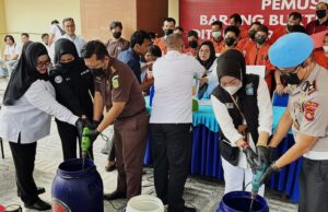 Polda Sumsel Musnahkan Barang Bukti Narkotika Senilai Rp7,9 Miliar, Selamatkan 83 Ribu Jiwa