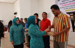 Pemkot dan BAZNAS Salurkan 200 Paket Gizi Protein Hewani di Sukarami