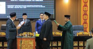Hadiri Pelantikan PAW DPRD, Ratu Dewa Tekankan Kolaborasi Demi Percepatan Pembangunan