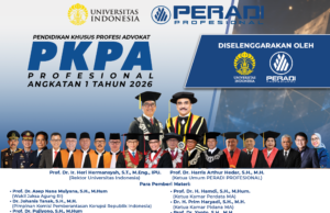 Gandeng Jaksa Agung Hingga Hakim Agung, UI dan PERADI Gelar PKPA Profesional
