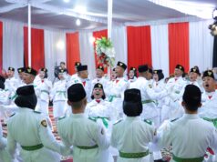 Usai 2 Minggu Karantina, Wali Murid Paskibraka Palembang Lepas Rindu di Malam Pengukuhan