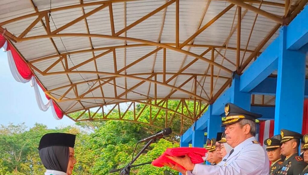 Burzah Sarnubi Pimpin Detik-Detik Proklamasi ke-81 di Lahat, Berlangsung Khidmat
