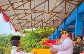 Burzah Sarnubi Pimpin Detik-Detik Proklamasi ke-81 di Lahat, Berlangsung Khidmat