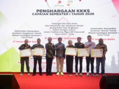 SKK Migas Sumbagsel Beri Penghargaan 6 KKKS Berprestasi, Produksi Semester I Tembus 90% Target