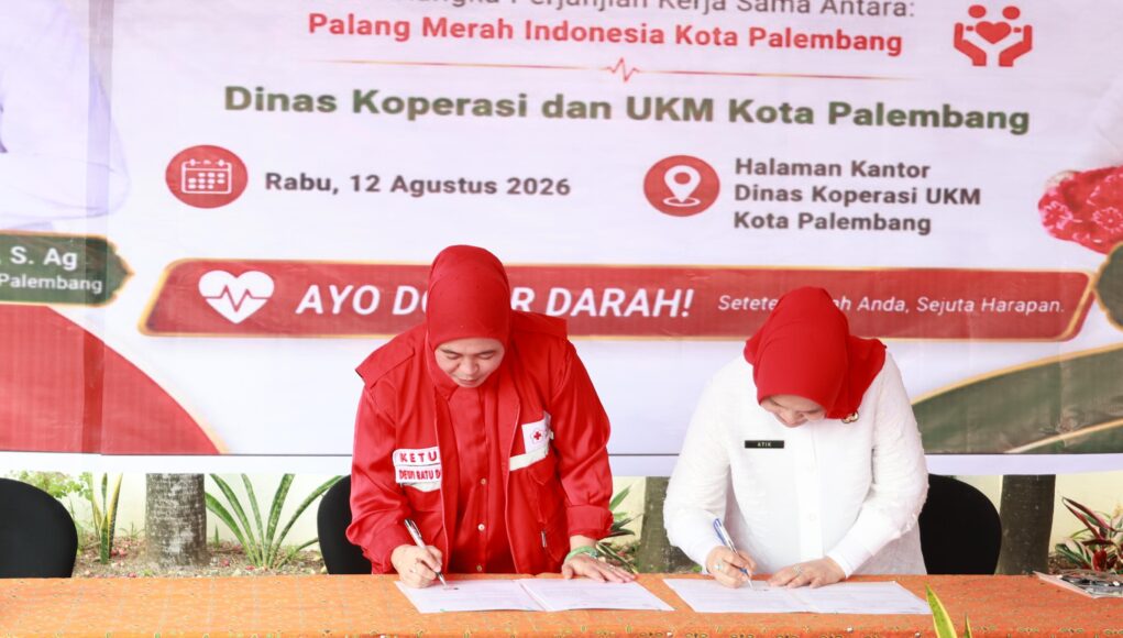 Sambut HUT ke-81 RI, Pemkot Palembang dan PMI Gelar Bakti Sosial Donor Darah