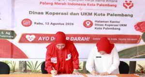 Sambut HUT ke-81 RI, Pemkot Palembang dan PMI Gelar Bakti Sosial Donor Darah