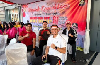 Sambut HUT ke-81 RI, Polres Lahat Gelar Jalan Santai dan Beragam Perlombaan