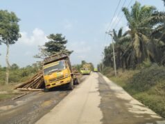 Proyek Mangkrak di PALI Makan Korban, Mirisnya Angkutan Penyandang Dana Yang Terguling