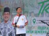 HUT RI ke-81: Ratu Dewa Pimpin Ribuan Pendidik PGRI Palembang Jalan Bareng, Teriakkan Semangat NKRI
