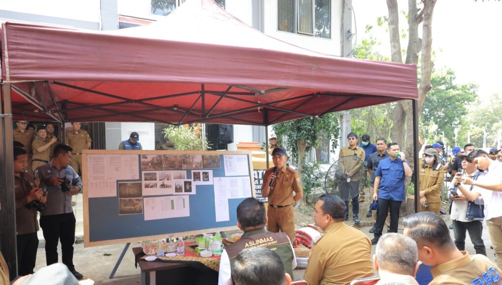 Serangan api meluas 297 titik Karhutla , Walikota dan Gubernur turun langsung ke posko
