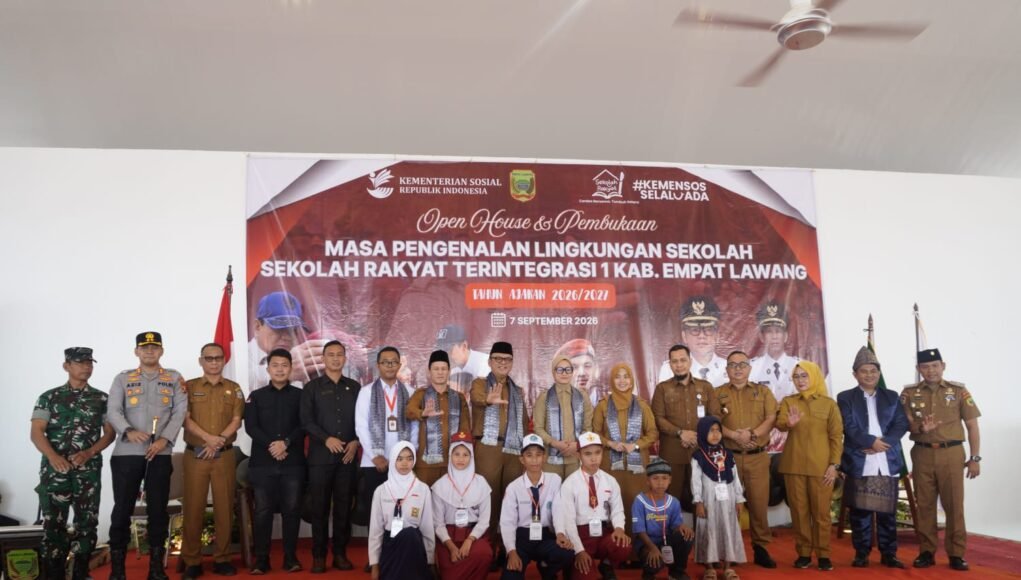 Sekolah Rakyat Terintegrasi 1 Empat Lawang Buka Akses Pendidikan bagi Keluarga Kurang Mampu