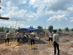Patroli Karhutla di Cengal, Personel Polda Sumsel Pantau Dua Area Perusahaan