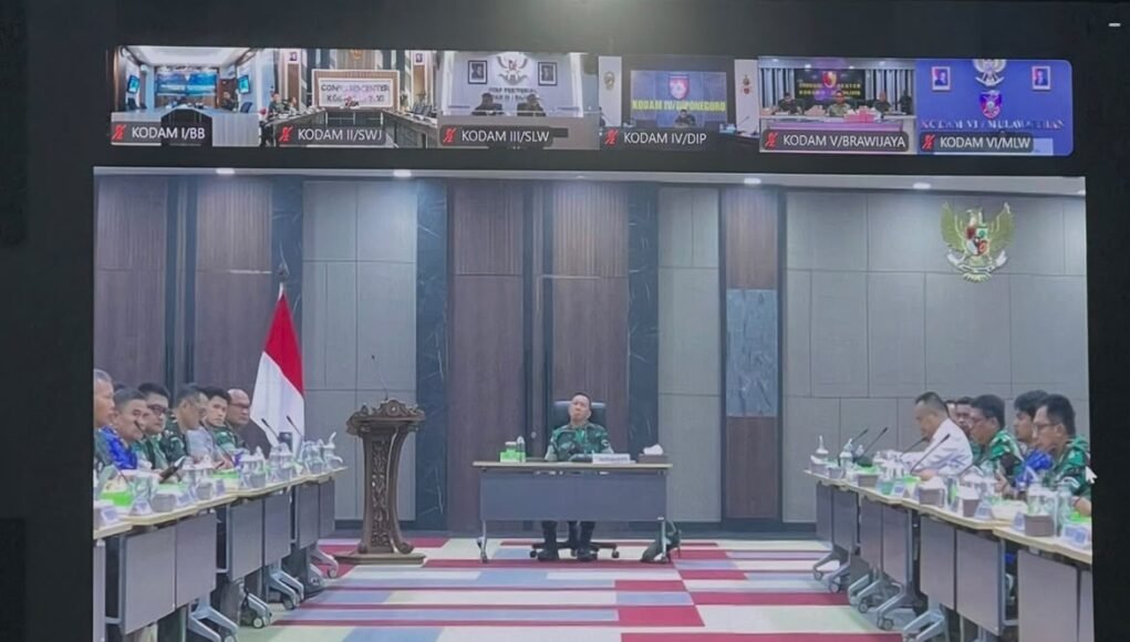 Kasdam II/Sriwijaya Ikuti Rakornis TMMD ke-130 TA 2026 Secara Vicon, Siap Akselerasi Pembangunan Wilayah