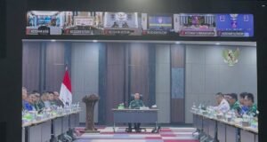 Kasdam II/Sriwijaya Ikuti Rakornis TMMD ke-130 TA 2026 Secara Vicon, Siap Akselerasi Pembangunan Wilayah