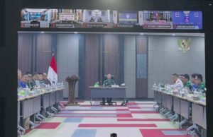 Kasdam II/Sriwijaya Ikuti Rakornis TMMD ke-130 TA 2026 Secara Vicon, Siap Akselerasi Pembangunan Wilayah