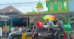 Polda Sumsel Perkuat Pelayanan Humanis, Si Baja Polsek Muara Pinang Antar Jenazah Warga