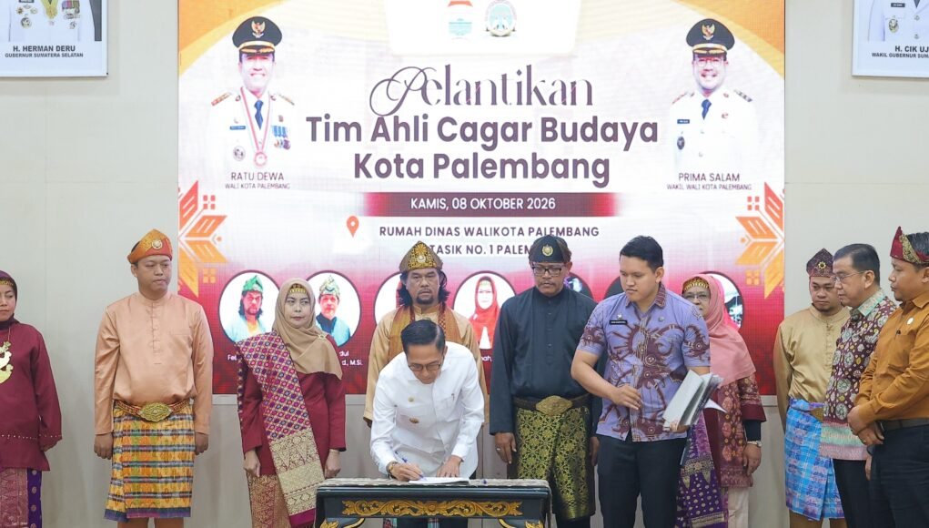 Selamatkan Sejarah Palembang, Ratu Dewa Lantik 7 Penjaga Warisan Kota Tertua di Indonesia