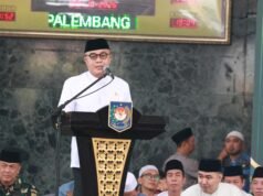 Palembang Menangis , Gema Dzikir dan Sholawat di Masjid Darusaid Memohon Hujan di Tengah Kepungan Asap