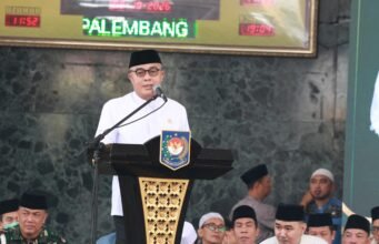 Palembang Menangis , Gema Dzikir dan Sholawat di Masjid Darusaid Memohon Hujan di Tengah Kepungan Asap