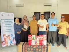Hadapi Dampak Karhutla, SKK Migas dan Medco E&P Salurkan Ribuan Kotak Masker ke 14 Desa di Muba