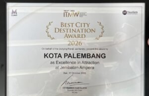 Ampera mendunia, Palembang Sabet Best City Destination Award 2026 di Bali