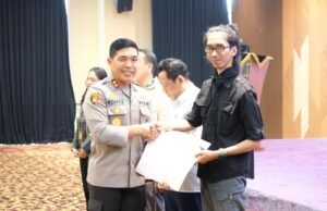 Kapolda Sumsel Bersama Wakapolda dan PJU Pererat Sinergi dengan Insan Pers